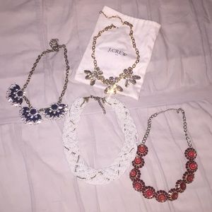 J crew necklace bundle with dust bag